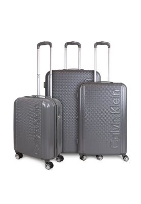 Imagen 1 del producto Set 3 maletas Rome cabina+mediana+grande gris oscuro Calvin Klein