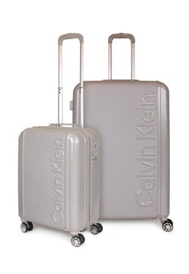 Pack 2 maletas Rome S de cabina 10kg + grande 23kg gris Calvin Klein
