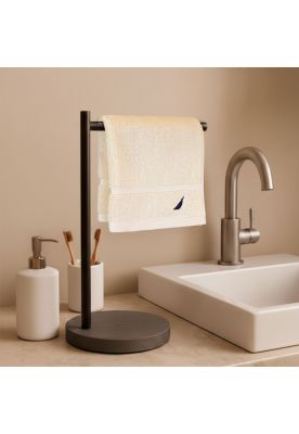 Imagen 2 del producto Set 3 Toallas Nautica SIGNATURE Cara+mano+cuerpo 100% algodón alta calidad beige