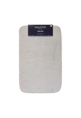 Alfombra de baño Nautica ultra suave 50x80cm Gris claro