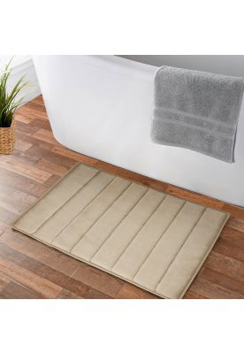 Imagen 2 del producto Alfombra de baño Nautica 40x60cm coralina ultra suave beige