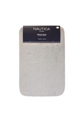 Imagen 1 del producto Alfombra de baño Nautica ultra suave 40x60cm gris claro