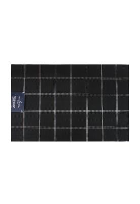 Imagen 2 del producto Pack 6 Individuales de mesa Nautica Home 45x30cm negro a cuadros