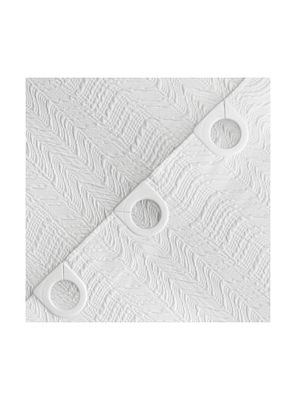 Imagen 2 del producto Cortina de baño Nautica Home 180x180cm diseño 3D olas