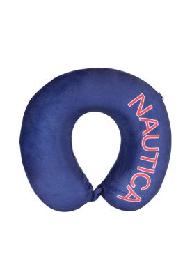 Almohada de viaje Memory Foam azul Nautica