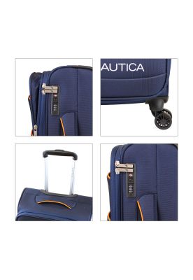 Imagen 2 del producto Pack 2 maletas de tela M+L Nautica Lisboa 20k y 23k azul