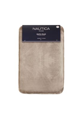Alfombra de Baño Nautica Home flannel 40x60cm antideslizante Beige