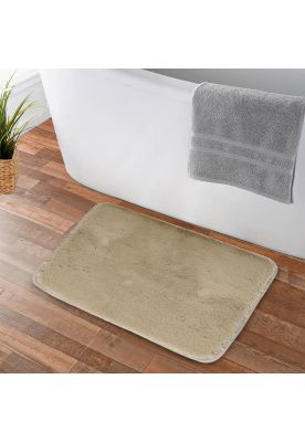 Imagen 2 del producto Alfombra de baño Nautica Home ultra suave 40x60cm beige
