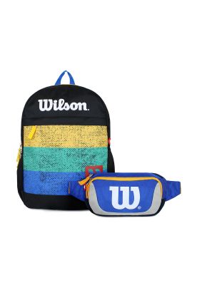 Imagen 1 del producto Pack Wilson Mochila trino multicolor + Banano Delta azul-amarillo