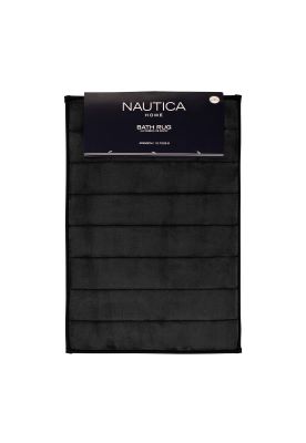 Alfombra de baño Nautica 40x60cm coralina ultra suave negro