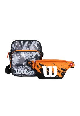 Pack Wilson Bandolera Jarbinks negro-gris + Banano Apolo orange