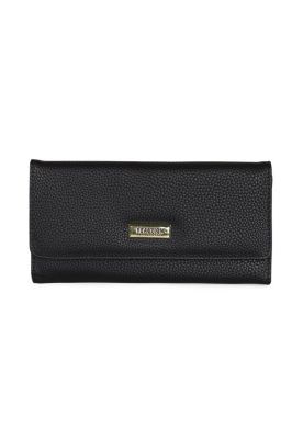 Billetera mujer Fidelia negra Kenneth Cole