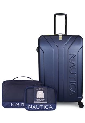 Pack Maleta grande Prime 23kg+ Organizador azul Nautica
