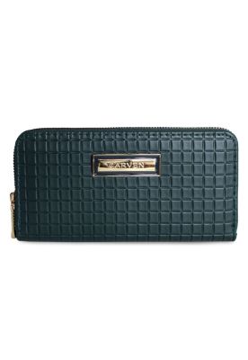 Billetera mujer Nina verde Carven Paris