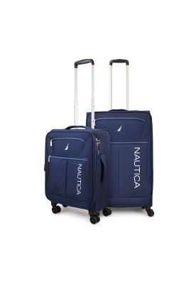 Pack 2 maletas de tela S+M Nautica Valencia 10k y 20k azul