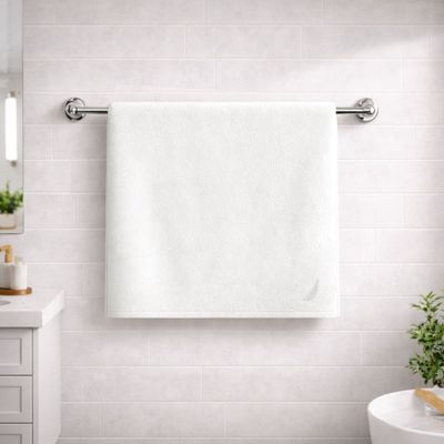Imagen 2 del producto Toalla de Baño Cuerpo Nautica Home 100% algodón alta calidad 76x152cm white