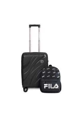 Pack Maleta cabina S Lola 10kg + Mochila Urbanix Fila 16lts negro-silver