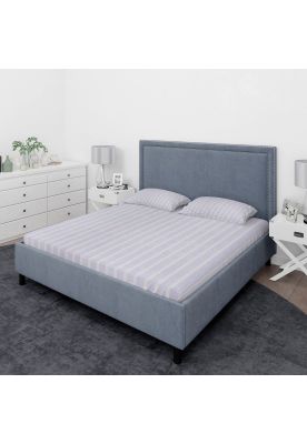 Juego de sábanas Nautica 4 piezas microfibra 2 plazas lineas celeste