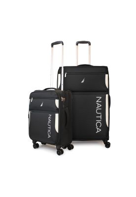 Pack 2 maletas de tela S+L Nautica Marbella 10k y 23k negra