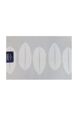 Imagen 2 del producto Pack 2 Individuales Nautica Home 45x30cm reversible hojas blanco