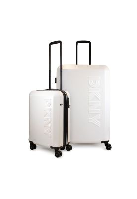 Pack 2 Maletas Donna Karan Lumina S 10kg + L 23kg blanco DKNY