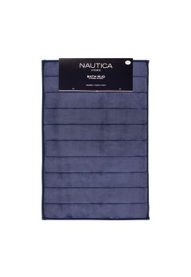 Alfombra de baño Nautica 50x80cm coralina ultra suave azul