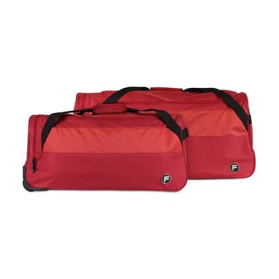 Imagen 1 del producto Pack 2 Bolsos de viaje con ruedas Kross M+L Rojo