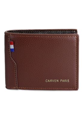 Billetera de hombre Matt café Carven Paris