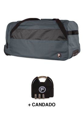Imagen 2 del producto Bolso de viaje con ruedas Kross L 131 lts gris + Candado F