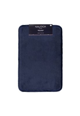 Alfombra de Baño Nautica flannel 50x80cm absorbente azul marino