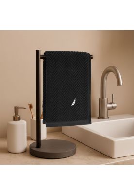 Imagen 2 del producto Set 2 Toallas Nautica VIS Cara+mano 100% algodón alta calidad negro