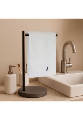 Imagen 2 del producto Set 2 Toallas Nautica HEAVEN Cara+mano 100% algodón alta calidad blanco