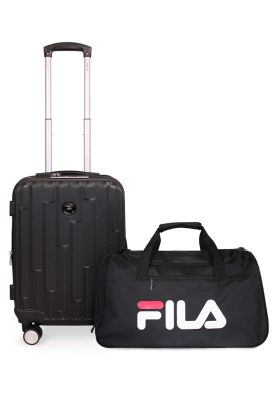 Pack Maleta cabina Flip negra 10kg + bolso Fila 42lts