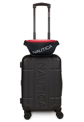 Pack Maleta cabina Amsterdam 10k negra + Banano Kappa Nautica