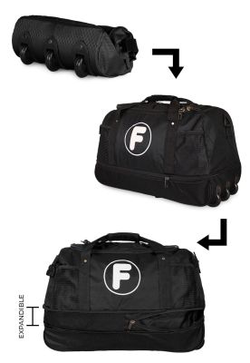 Imagen 2 del producto Bolso tipo mochila con ruedas Goliat negro F la maleta de chile