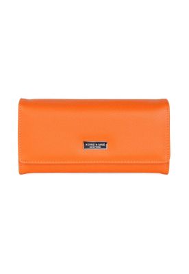 Billetera mujer Flap-Bessie orange Kenneth Cole