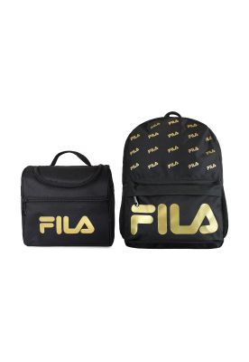 Pack Fila Mochila 10lts Urbanix + Lonchera térmica Bonet negro-gold
