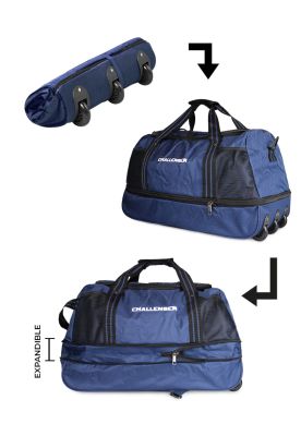 Imagen 2 del producto Bolso tipo Mochila con ruedas Challenger azul