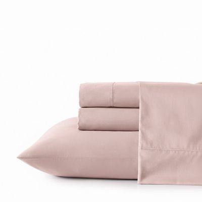 Juego de sábanas Nautica 4 piezas microfibra king rosado