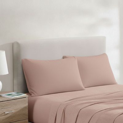 Imagen 2 del producto Juego de sábanas Nautica 4 piezas microfibra king café claro