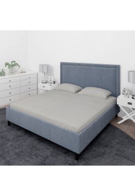 Juego de sábanas Nautica 4 piezas microfibra king gris claro