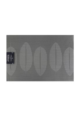 Imagen 2 del producto Pack 6 Individuales Nautica Home 45x30cm reversible hojas gris