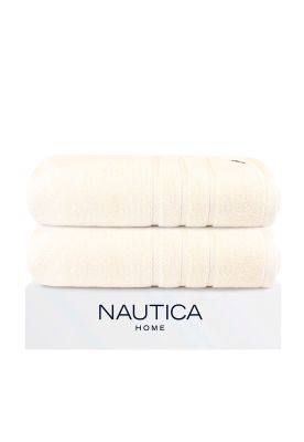 Pack 2 Toallas de Baño Nautica Home 100% algodón 76x137cm beige