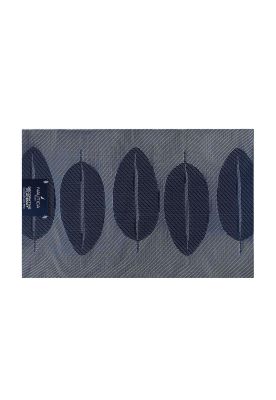 Imagen 2 del producto Individual de mesa Nautica Home 45x30cm reversible hojas azul
