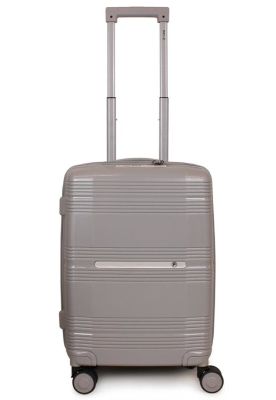 Maleta de cabina con usb CHIC gris F la Maleta de Chile