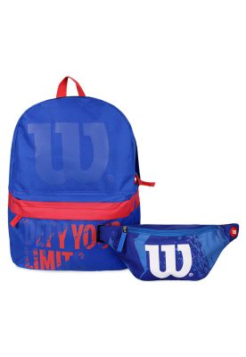 Imagen 1 del producto Pack Wilson Mochila Defy + banano Oslo azul