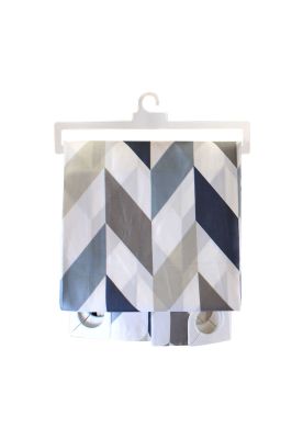 Imagen 2 del producto Set para baño Nautica Home Cortina+Alfombra+cesta diseño multicolor