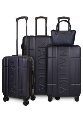 Set 3 Maletas Amsterdam S+M+L + Bolso Delray azul Nautica