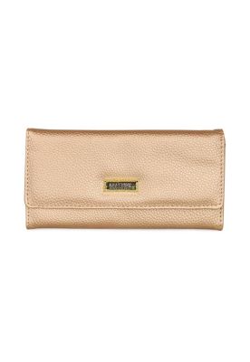 Billetera mujer Fidelia rosa metalizado Kenneth Cole