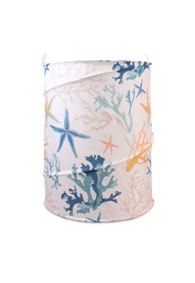 Imagen 2 del producto Cesto para ropa plegable Nautica 42x55cm corales de mar